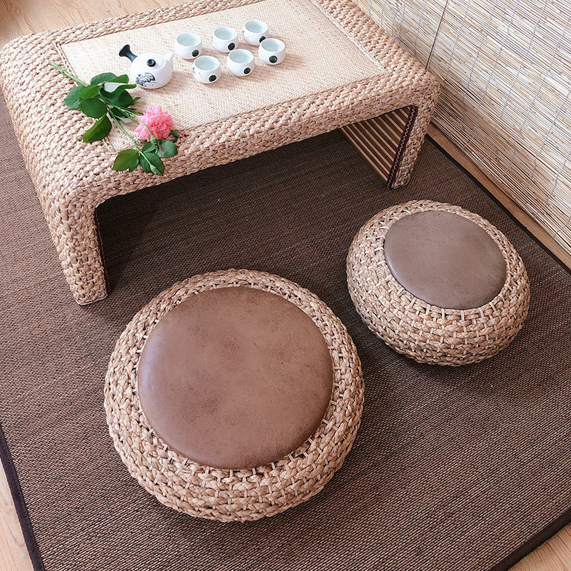 Day-style tatami cushion Zen to take a seat cushion Grass chiche Family Pun cushion thickened floor sitting pier short round stool
