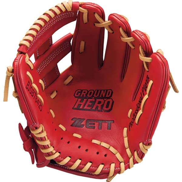 九局野球】日本 zett ground hero ジュニアモデル 兼用野球グローブ