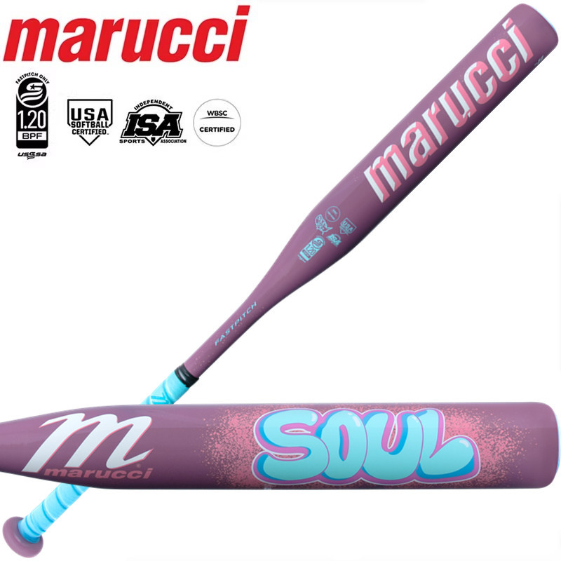 【Nine Innings Baseball】American Marucci Soul Youth/Adult One-Piece Hard Alloy Softball Bat 【Nine Innings Baseball】American Marucci Soul Youth/Adult One-Piece Hard Alloy Softball Bat