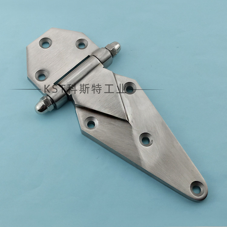 8-inch precision casting 304 stainless steel flat door hinge bearing high heavy industrial equipment heavy-duty box cabinet door hinge