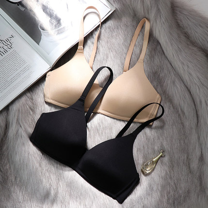 内衣女无钢圈文胸轻薄款小胸聚拢性感无痕内衣女吸汗透气秋季-tmall.com天猫