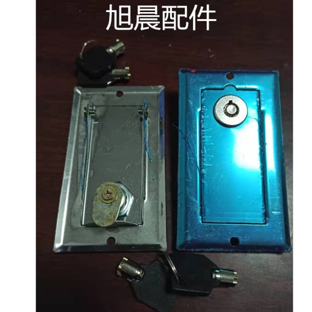 Automatic Door Seal Case Lock Garage Door Lock Roll Gate Guide Trough Lock Automatic Door Accessories Lock Mount