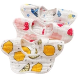 Детский мультяшный марлевый слюнявчик для новорожденных для младенца, нагрудник