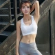 Lại dây kéo cố định miếng đệm ngực cường độ cao chống sốc áo ngực thể thao yoga chạy thể dục vest đồ lót nữ bra