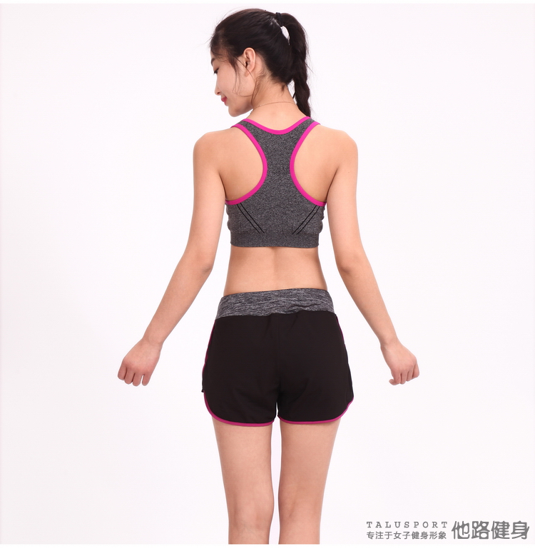 Hỗ trợ mạnh mẽ chống sốc hấp thụ áo ngực thể thao nữ thấm mồ hôi và nhanh khô chạy vest tập thể dục đào tạo đồ lót áo ngực chống sốc áo tập aerobic