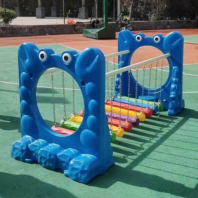 New kindergarten slutty bridge body Yukon equipment Children feel integrated training Iron chain Slut Bridge Outdoor Toy Climbing Rack Climbing