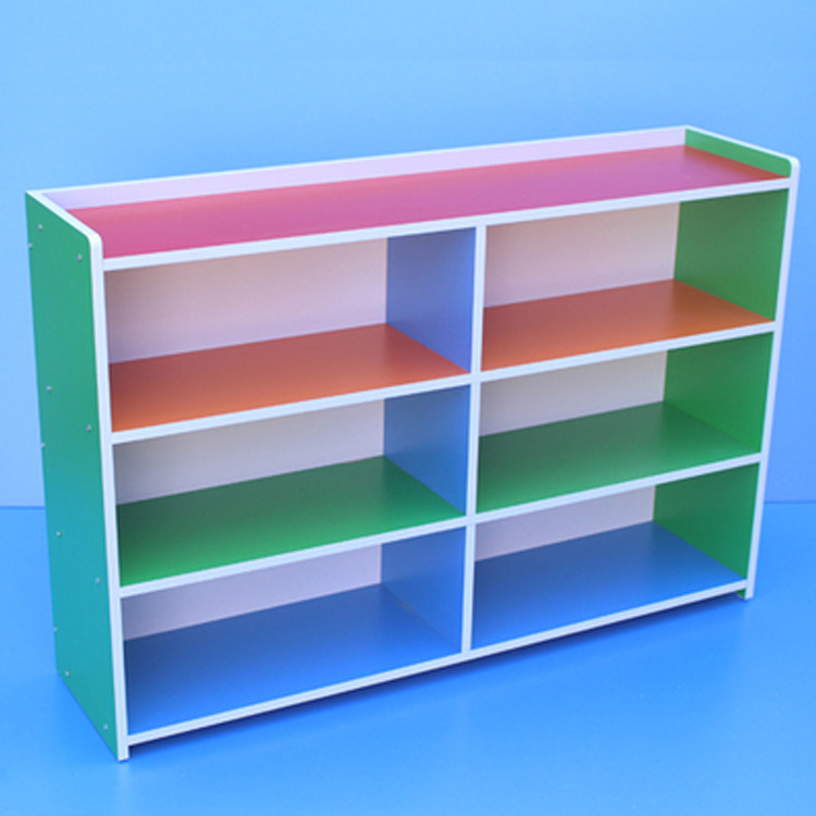 Tailor Made Kindergarten Toy Containing Cabinet Children Fire Board Toy Cabinet Bookcase Bookcase Kindergarten storage Plaid cabinet