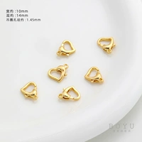 10x14 мм 14 тыс. Сумка золотая пряжка в форме сердца 1