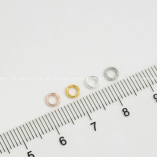 Открытие протокола кольцо 18 тыс. Сумка золото, серебряное белое золото отверстие o Кольцо C Круг соединение кольцо DIY Аксессуары для гербов аксессуары