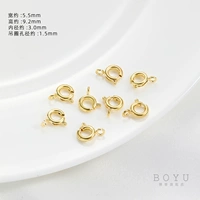 Из нержавеющей стали, 5.5mm, золото 750 пробы