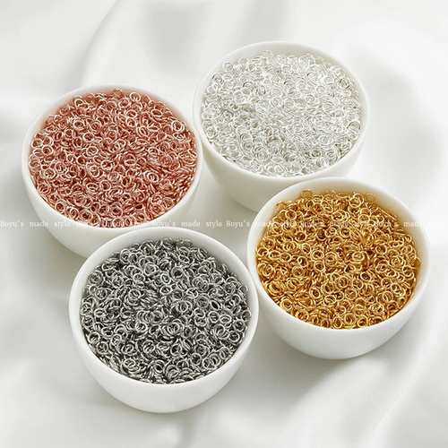 Открытие протокола кольцо 18 тыс. Сумка золото, серебряное белое золото отверстие o Кольцо C Круг соединение кольцо DIY Аксессуары для гербов аксессуары