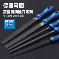 German horse circle PFERD imported file tool round triangle file set round file sharpening woodworking medium tooth
