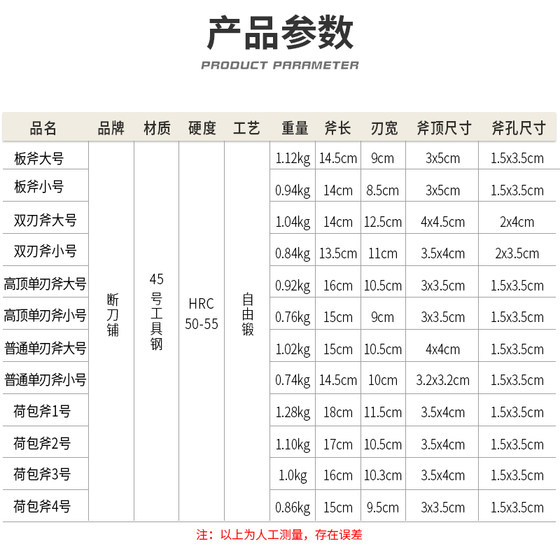 단조 칼 가게 손 단조 도끼 목공 도끼 가정용 도끼 장작 도끼 나무 칼 목수 단일 양날 도끼