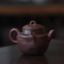 Sanshe Zhang Shilin hand-made Japanese pure hand-made retro purple sand Mud nails old original smoked 110m small l Pot