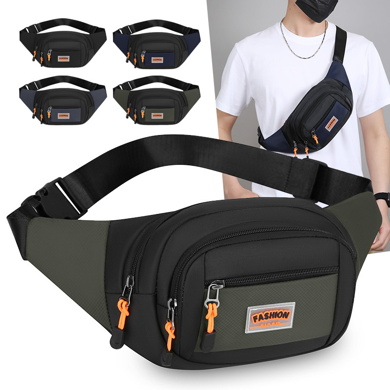 New Men's Waist Bag with Large Capacity for Work Sites, Cashier, Multi-Functional Sports Phone Bag, Wear-Resistant Business Coin Purse New Men's Waist Bag with Large Capacity for Work Sites, Cashier, Multi-Functional Sports Phone Bag, Wear-Resistant Business Coin Purse