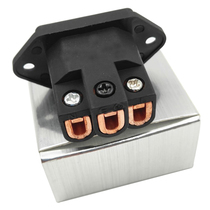 Guhe FI-06 pure copper machine tail seat HIFI audio power amplifier CD filter socket AC power tail seat free of welding