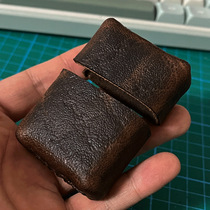 Zorro 915S kerosene lighter leather case heavy oil wax leather first layer old cowhide protective cover handmade retro distressed