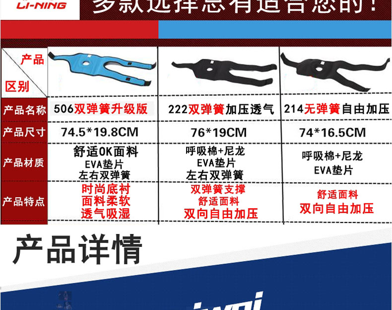 Li Ning thể thao miếng đệm đầu gối đích thực bóng rổ cầu lông cưỡi ngoài trời leo núi chạy nam và nữ áp lực bảo vệ đầu gối - Dụng cụ thể thao đai bó gối