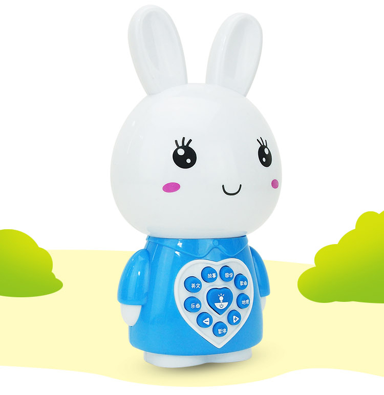 Bé con thỏ giáo dục sớm máy câu chuyện máy có thể sạc lại mp3 bé có lợi thông minh 0-3 máy nghe nhạc đồ chơi đồ chơi điện tử chó robot thông minh
