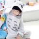 2 mảnh Pyjama động vật phim hoạt hình 3 4 5 trẻ em gái Dongkuan 6 7 9 8 năm khủng long bông bé trai cũ 10 body chip cho bé sơ sinh