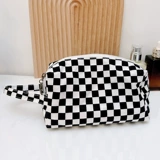 Вместительные и большые свежие прямоугольные шахматы, косметичка, пенал, маленькая сумка клатч для школьников, сумка для хранения
