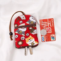 Двойная молния красного цвета сиба-ину.