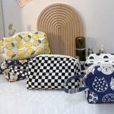 Вместительные и большые свежие прямоугольные шахматы, косметичка, пенал, маленькая сумка клатч для школьников, сумка для хранения