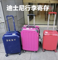 Shanghai Disneyland luggage storage handbag handbag schoolbag password box storage luggage storage and safekeeping