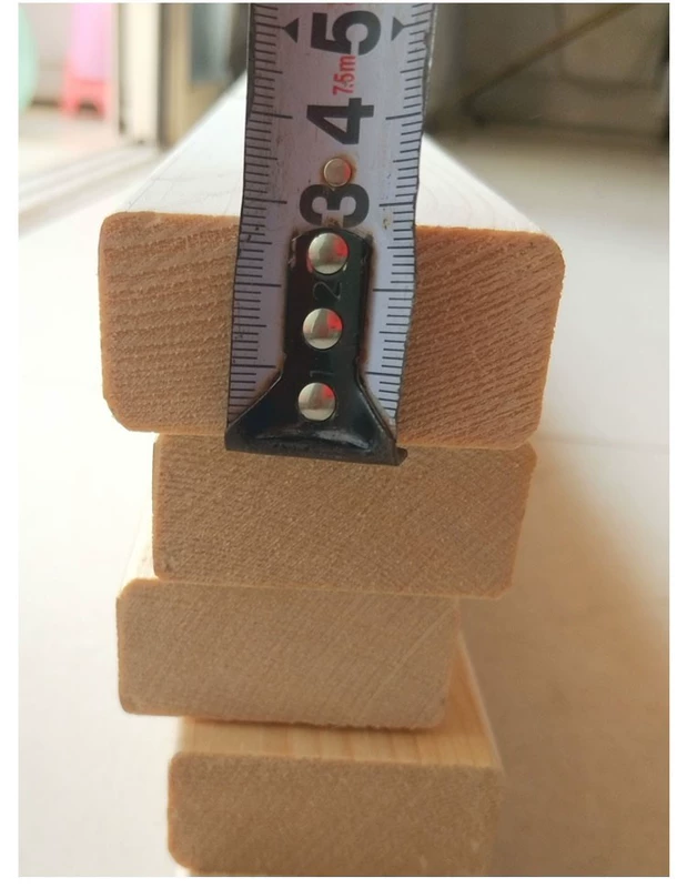 Gỗ phần gỗ Chuangzai 1,8 m 1,5 Pine tấm gỗ vuông giường vật liệu đáy hỗ trợ dầm boong thanh - Giường