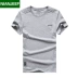 Jeep Shield quầy hàng chính hãng áo thun NIAN JEEP nam ngắn tay áo thun cotton rộng cổ tròn áo polo lacoste Áo phông ngắn
