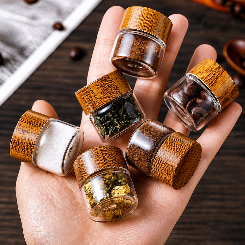 Mini Glass Sealed Jar Food-Grade Coffee Powder Gold Bean Storage Bottle Portable Jar Tea Storage Small Empty Bottle Mini Glass Sealed Jar Food-Grade Coffee Powder Gold Bean Storage Bottle Portable Jar Tea Storage Small Empty Bottle