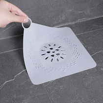 Pool sewer bathroom silicone hair filter kitchen sink filter hair anti-blocking ground leak cover household