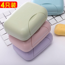Soap box with lid travel portable large soap artifact tourist supplies waterproof soap box with lock closure Outdoor