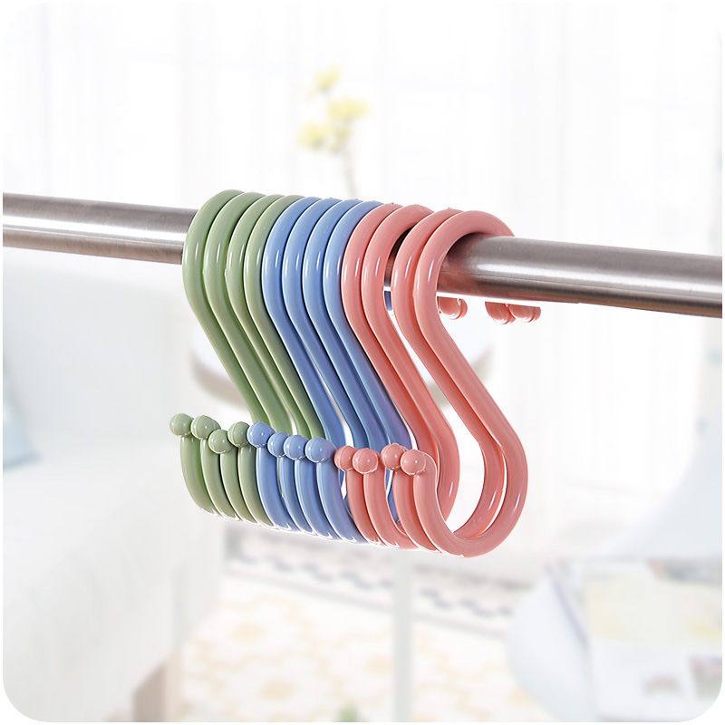 Creative home kitchen S-shaped door behind the small hook clothing store multi-functional S-shaped hook portable hanging small hook - Taobao