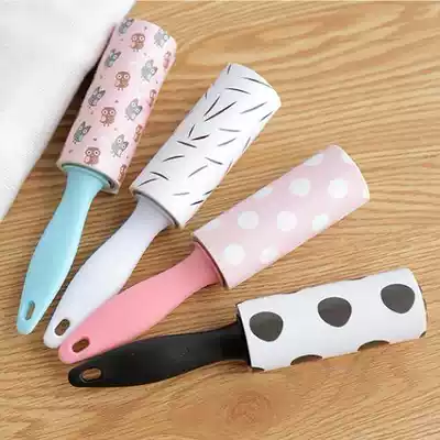 30 Tear sticky hair device tearable roller sticky dust paper clothes tumbling brush Household removal felt sticky hair device brush stick sticky hair