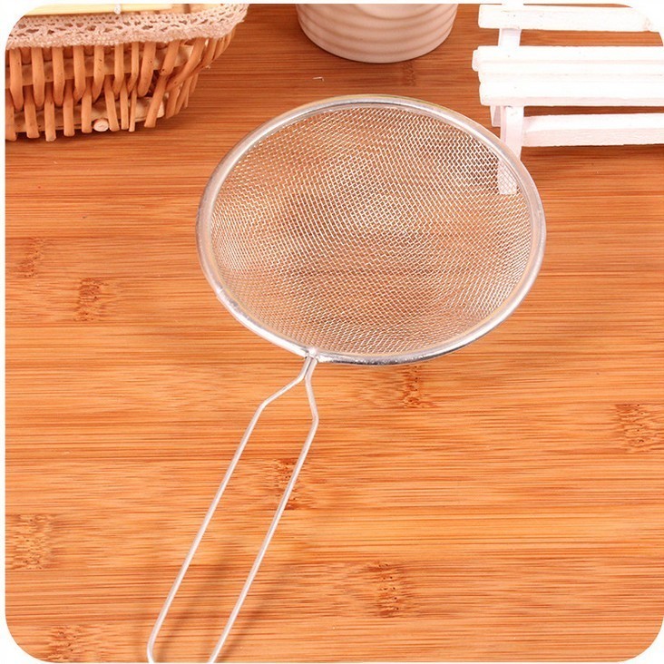 Full of flour griddle Nest Leaks Spoon Juice Soy Milk Filter Screen Oil Residue Bailing Residue Oil Lattice Foam Scoop