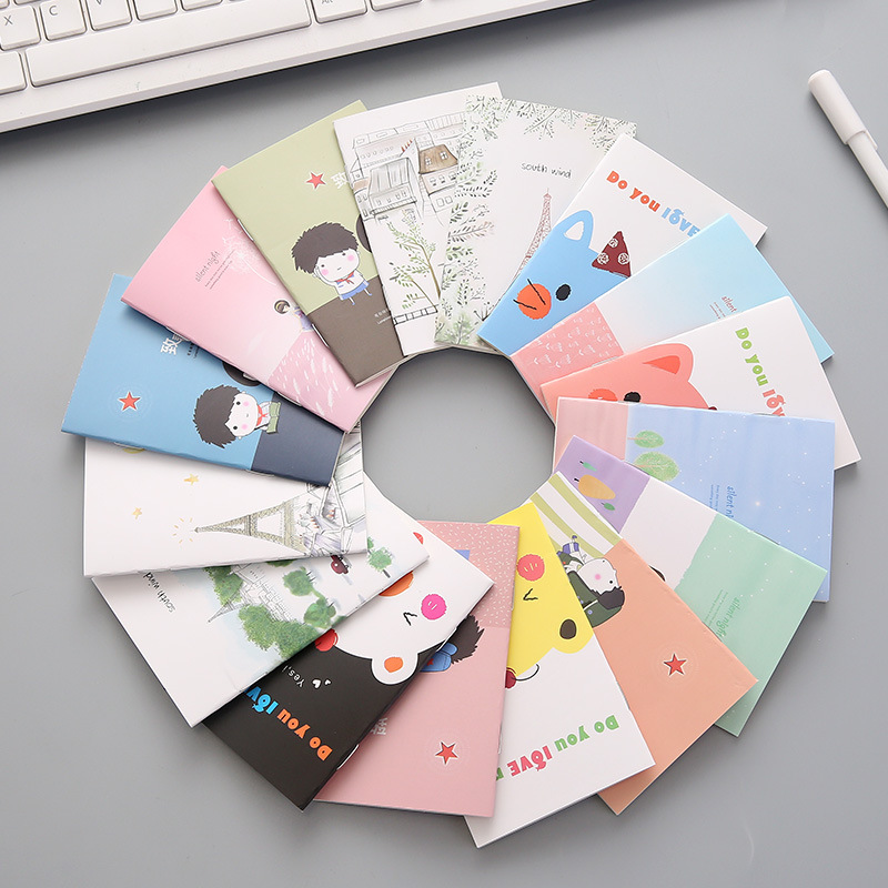 Student Stationery Small Gift Cartoon Notepad Creative Gift Giveaway Small Notebook Mini Notebook Notebook