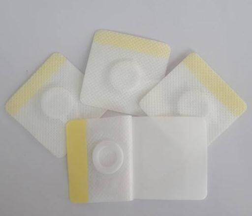 Non-woven fabric 5x5 three volt stickers three nine stickers sky moxibustion empty medicine stickers belly button stickers blank stickers