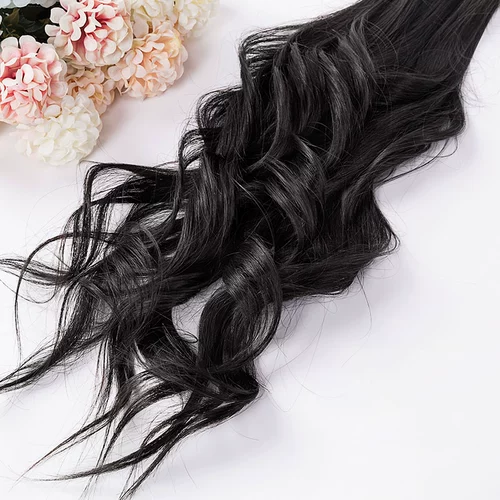 Наращивание волос, невидимый плетеный парик изготовленный из настоящих волос ручной работы