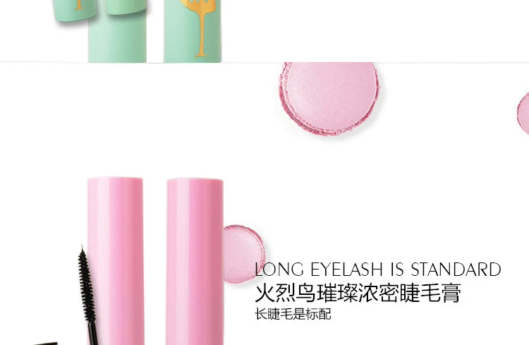 Mascara Macaron Macaron dài dày mơ màng uốn cong nhỏ cọ đầu mascara không thấm nước không nở - Kem Mascara / Revitalash