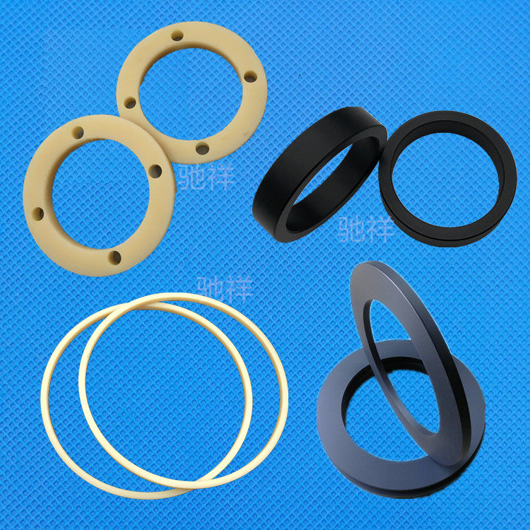 Nylon sealing ring pointing ring plastic cushioning gasket ACEM wear-resistant gasket cylinder C-type buckle support ring