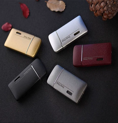 Mới cá tính siêu mỏng kim loại nhẹ bơm hơi gió cho nam và nữ nhỏ và tùy chỉnh logo quảng cáo tùy chỉnh