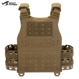 Корень Три высокопрочных композитных нейлоновых многофункциональных грудных груди, висящих на открытом воздухе, быстрая разборка защитная ограждающая жилет