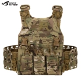 Корень Три высокопрочных композитных нейлоновых многофункциональных грудных груди, висящих на открытом воздухе, быстрая разборка защитная ограждающая жилет