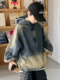 Boys' Spring and Autumn Denim Jacket 2025 New Style, Hooded Sweatshirt for Older Children, Children's Casual Top, Trendy
