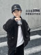 Boys' Spring and Autumn Jacket 2025 New Children's Autumn Wear Stand Collar Windproof Cardigan Top Boys' Trendy Sportswear