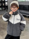 Boys' Winter Clothing, Fleece-Lined and Thickened Mink Fur Sweater, 2025 New Stylish Jacket, Children's Winter Clothing, Warm Cotton Coat
