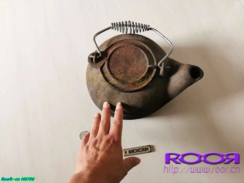 Европейский оригинал 5 кг крупный железный горшок с железным чайником Ультра -высокая способность оригинальная поддержка плиты