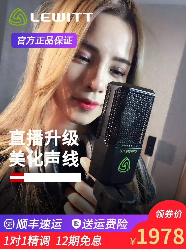 LEWITT LCT 240 PRO Condenser Microphone Computer Live Shout MIC k Song Recording Microphone