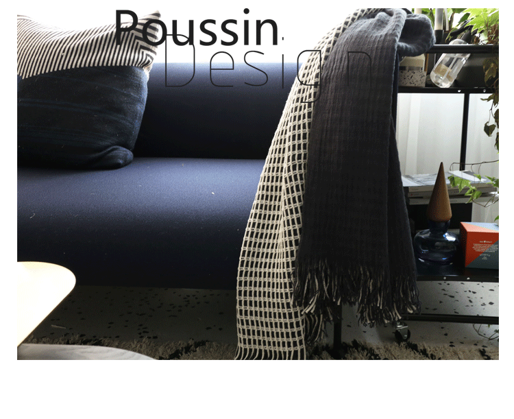 Giả cashmere bánh quế Bắc Âu hiện đại tối giản chăn đầu giường ngủ cờ sofa bàn cà phê chăn mềm chăn giản dị - Ném / Chăn chăn cừu chữ vạn
